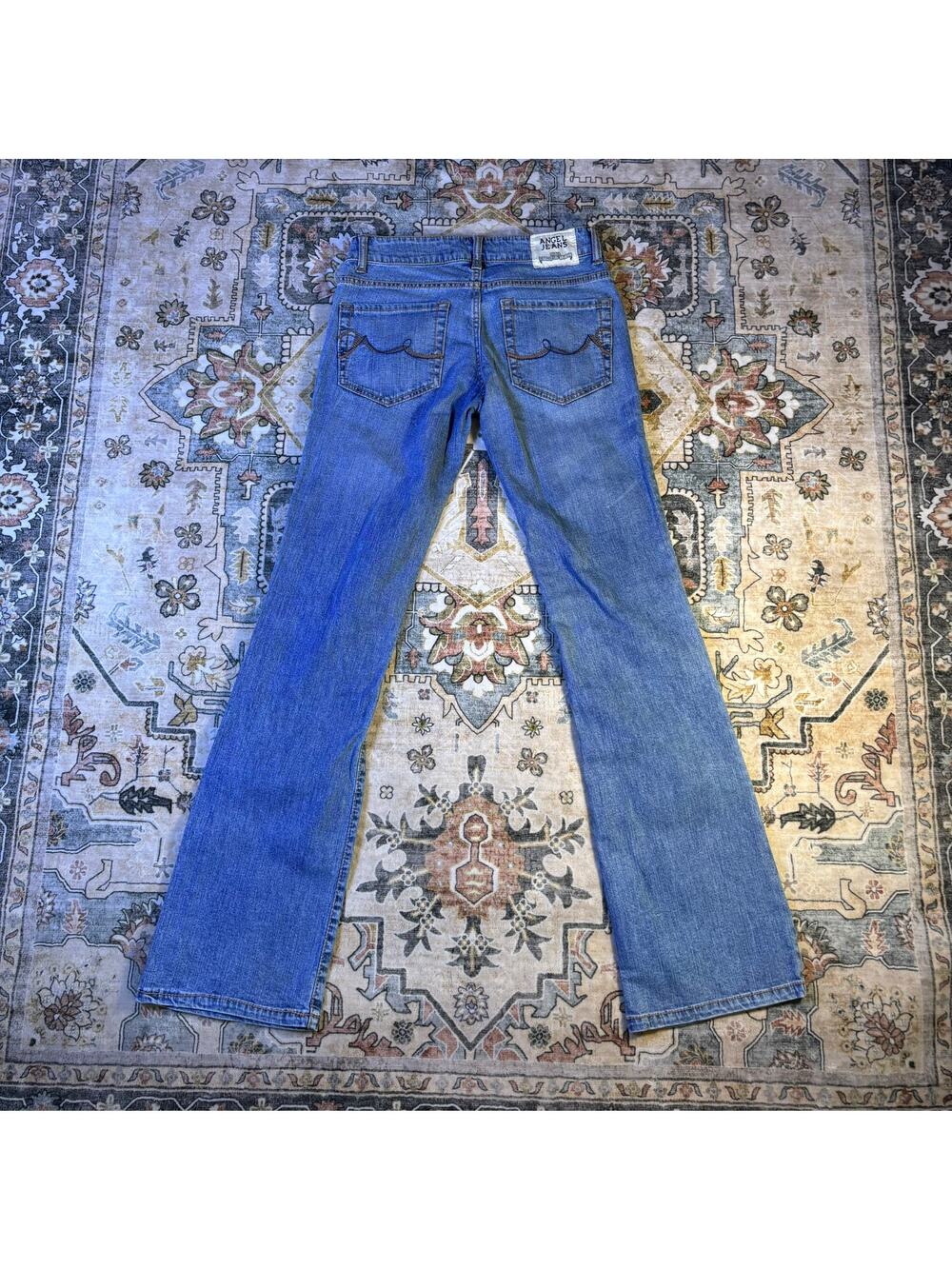 Vintage Y2K Angel Jeans Flare Denim Size 1 Bootcut Low Mid Rise